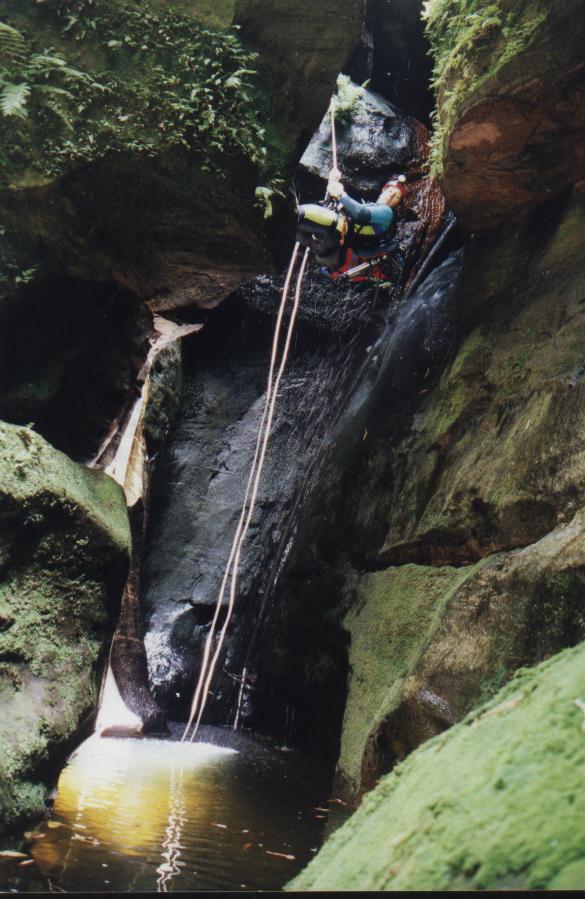 Banks Canyon final abseil